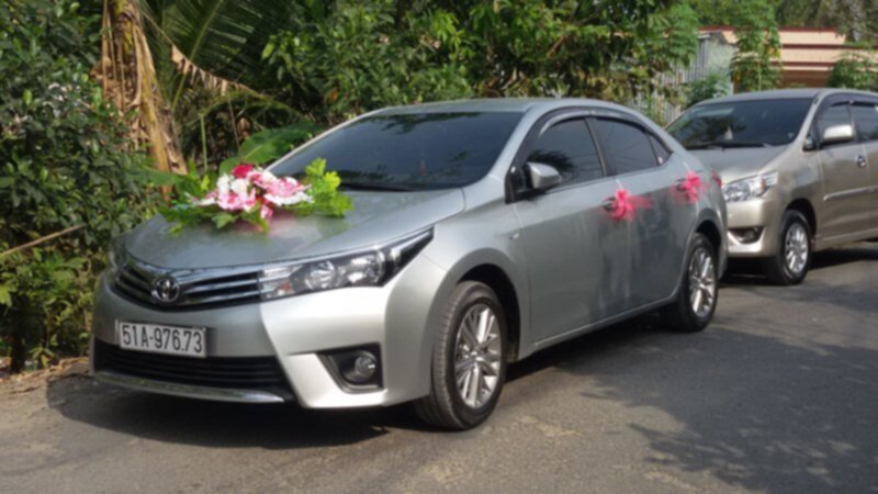 Xe hoa đám cưới Toyota Corolla Altis 2014 AT 1.8 Sài Gòn